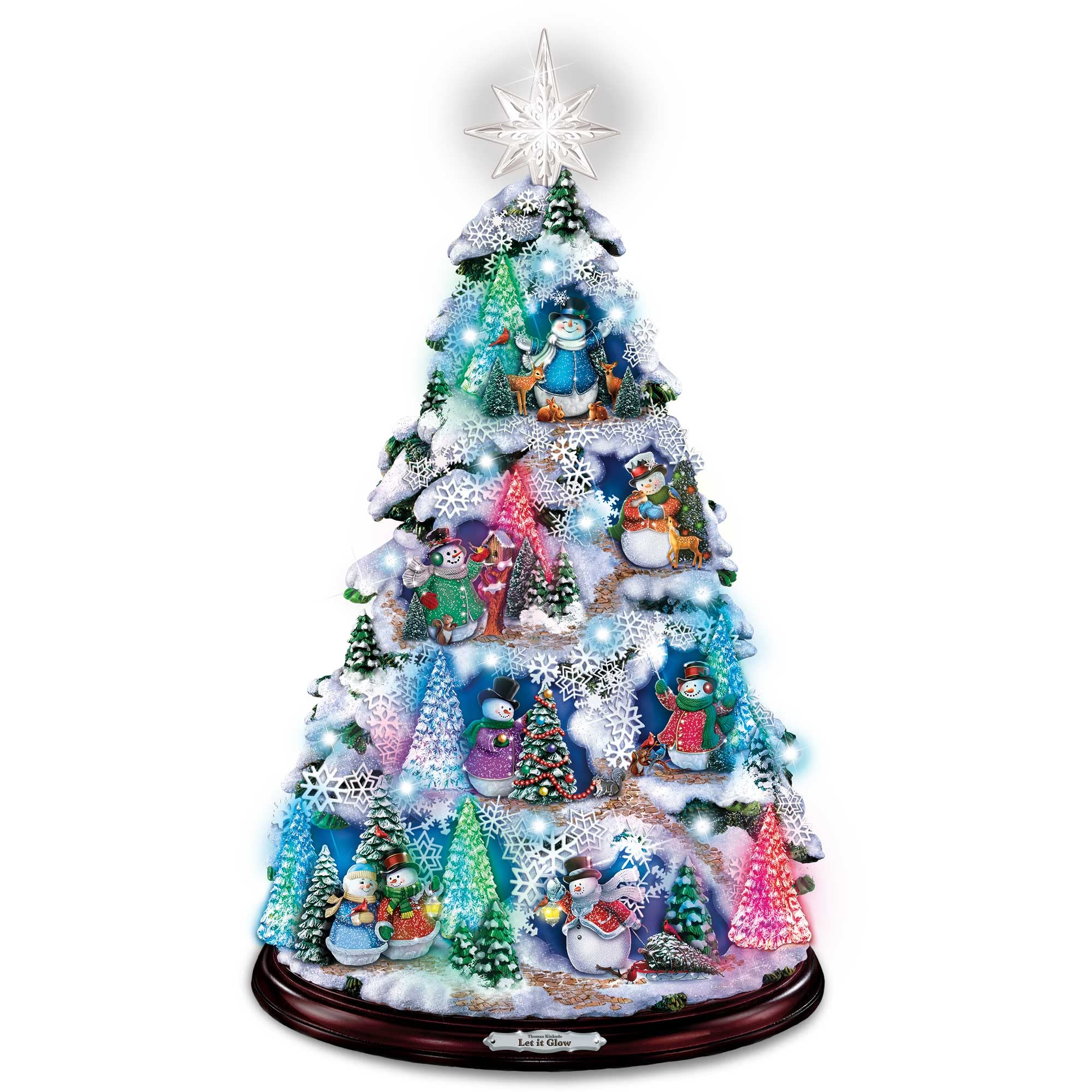 Amazon.com: Thomas Kinkade “Let it Glow” Illuminated, Musical